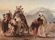 Francesco Hayez Zusammentreffen von Jakob und Esau France oil painting artist